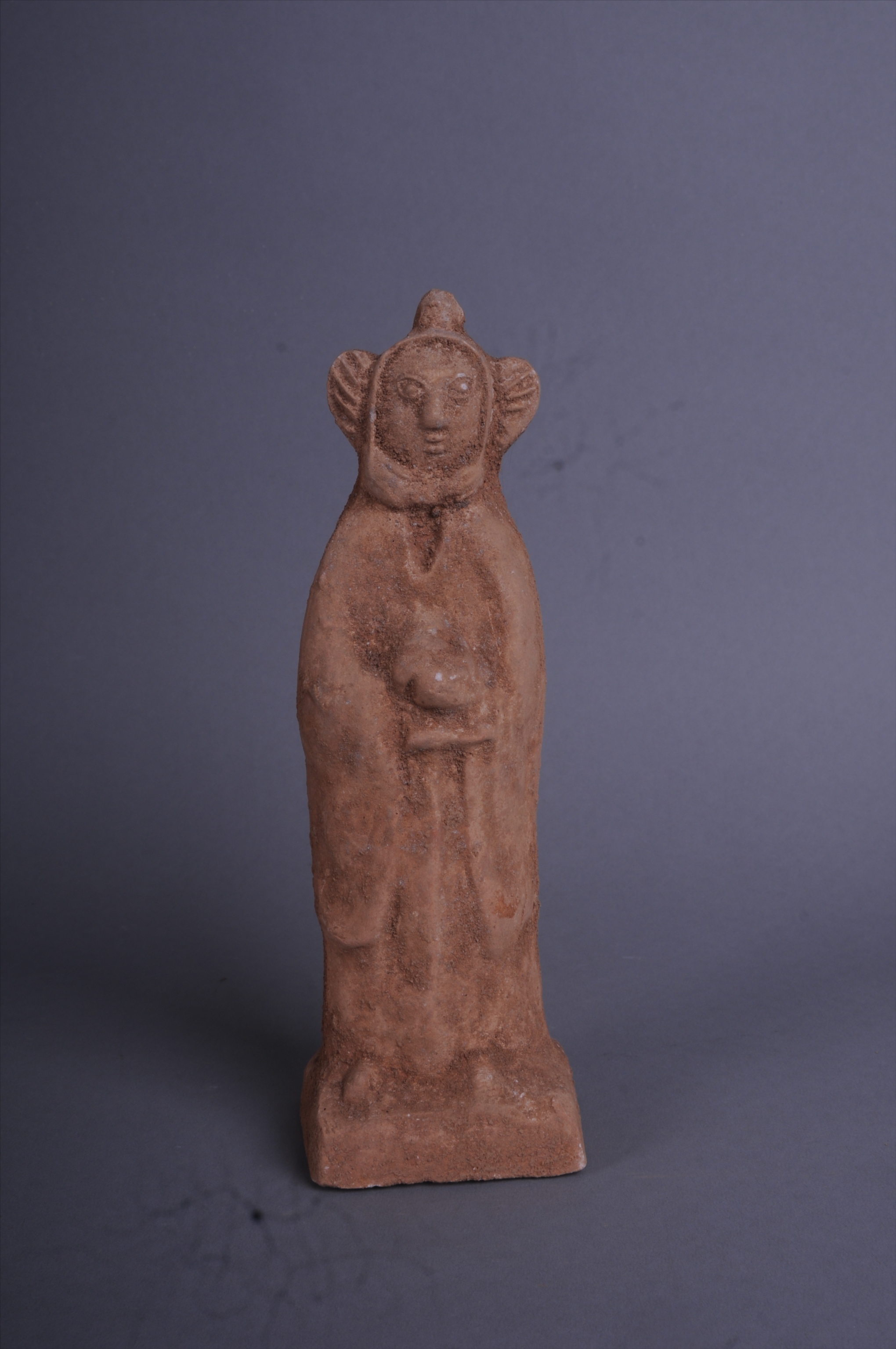 100929宋风帽人陶立俑